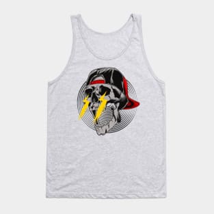 Skull Head Illustration Tank Top